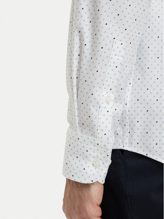 BOSS BOSS Сорочка Hank 50560687 Білий Regular Fit