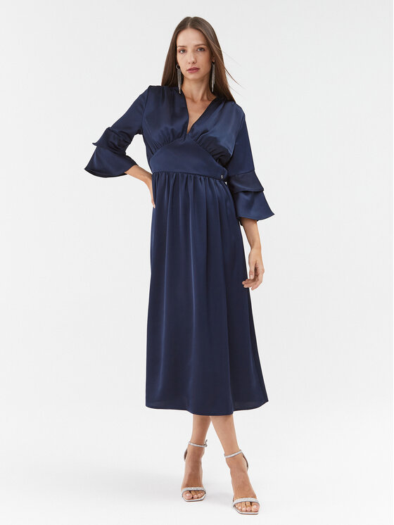 Please Please Coctailkleid A1VAAYP000 Dunkelblau Regular Fit