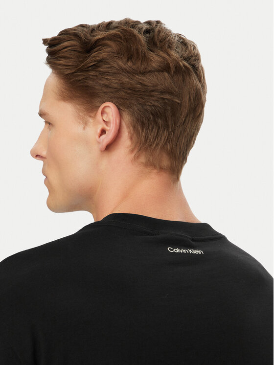 Calvin Klein Jeans Calvin Klein Jeans Majica LV04RE827G Črna Regular Fit
