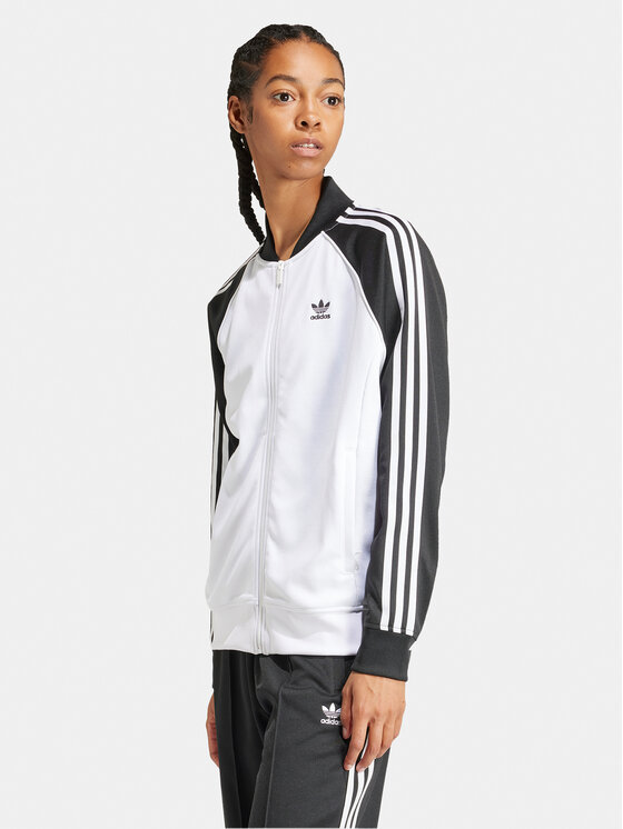 adidas Felpa adicolor Classics SST IS4103 Bianco Loose Fit Modivo