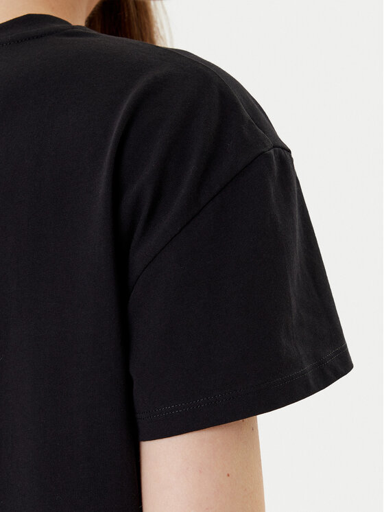 Liu Jo Liu Jo Tricou MF5412 JS923 Negru Regular Fit