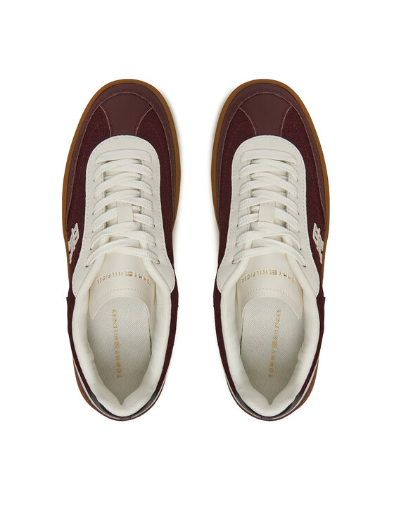 Tommy Hilfiger Tommy Hilfiger Superge Heritage Sneaker Perf FW0FW08380 Bordo rdeča