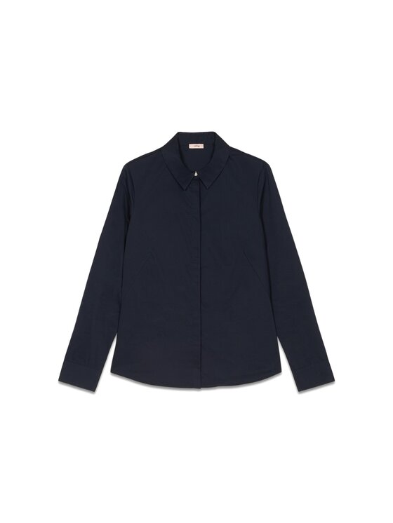 Oltre Oltre Koszula 5373R202961N034 Niebieski Regular Fit