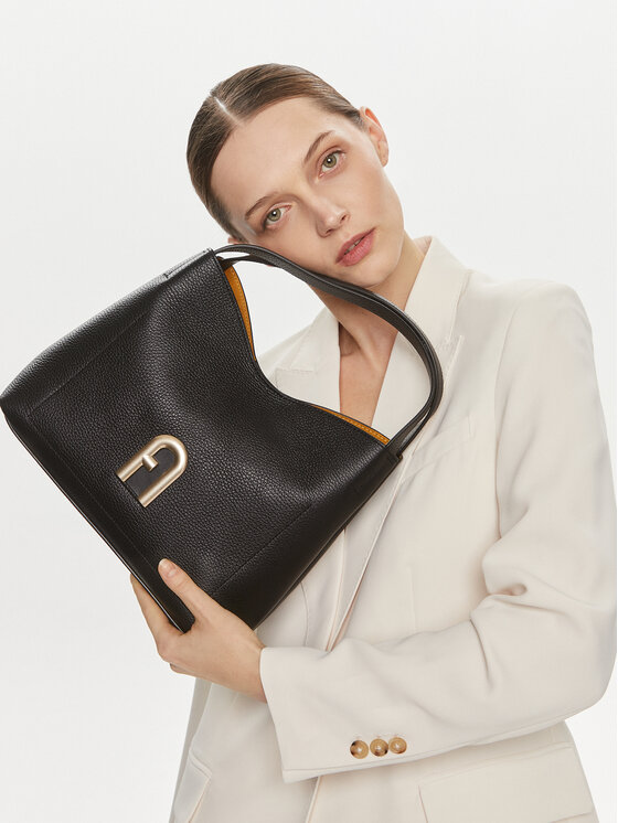 Furla Furla Ročna torba Primula S Hobo WB00507-HSF000-O6000-9035 Črna