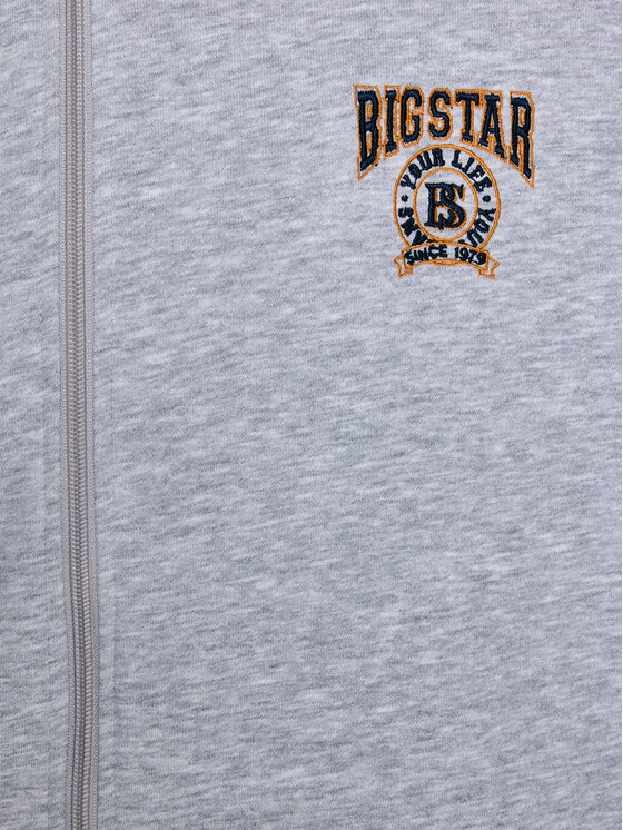 BIG STAR BIG STAR Bluza ARON Szary Basic Fit