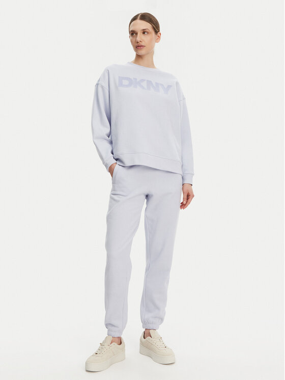 DKNY Sport DKNY Sport Majica dugih rukava DP5T1140 Svijetloplava Regular Fit