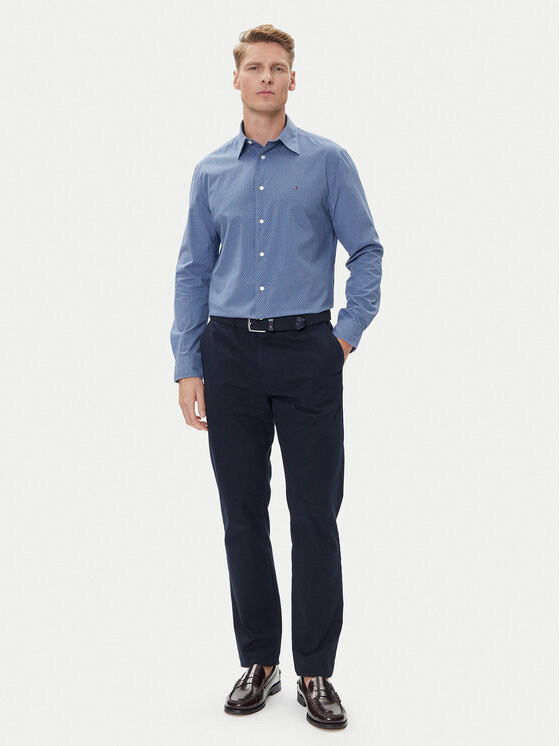 Tommy Hilfiger Tommy Hilfiger Cămașă MW0MW39438 Albastru Regular Fit