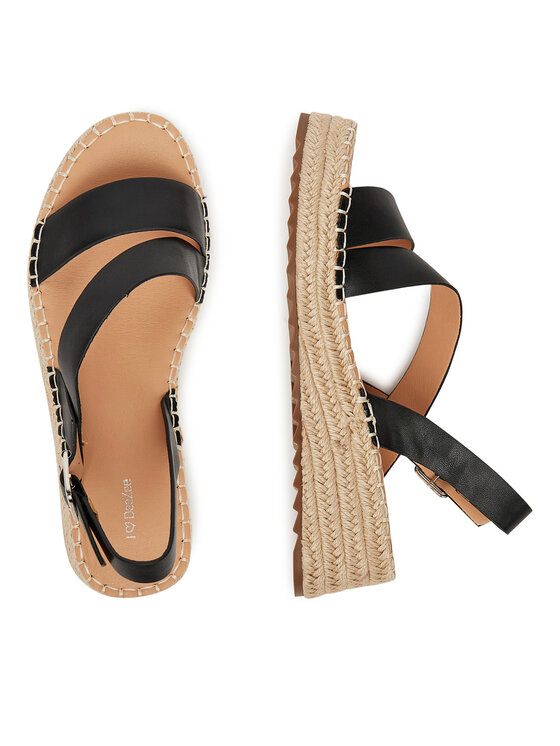 DeeZee DeeZee Espadrile RS07-24 Negru