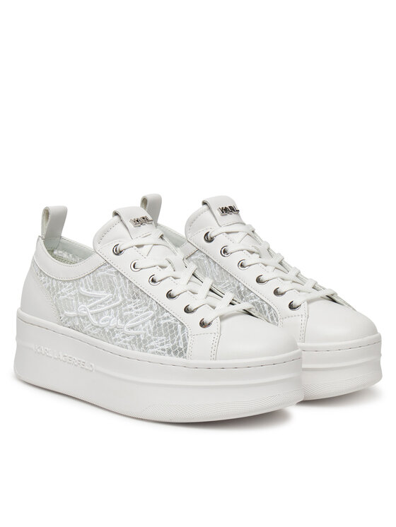 KARL LAGERFELD KARL LAGERFELD Laisvalaikio batai KL65011F Balta