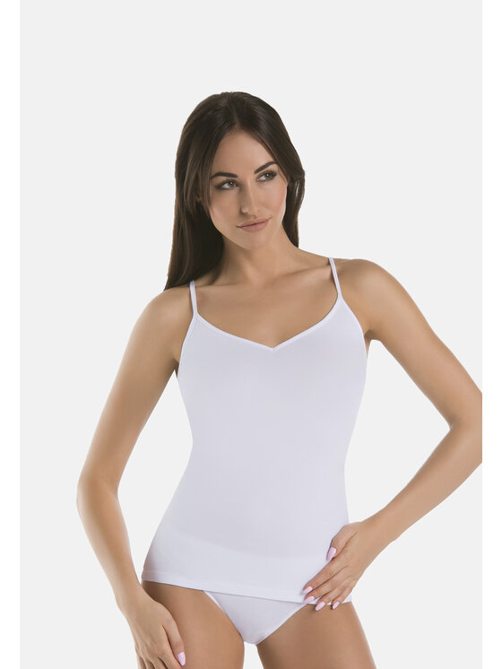 Teyli Teyli Top 206 Biały Standard Fit