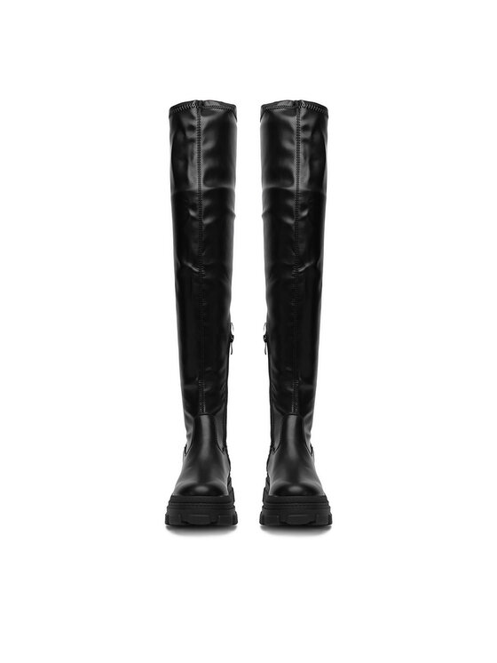 DeeZee DeeZee Overknees 1653 Schwarz