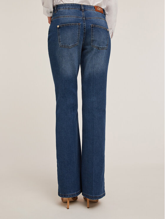 Motivi Motivi Jeansy P525Q103734N024 Niebieski Flare Fit