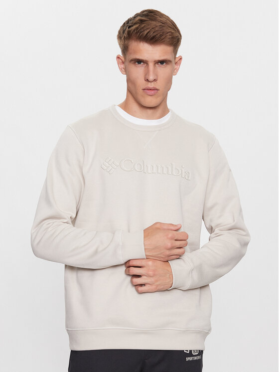 Columbia Jopa M Logo Fleece Crew Rjava Regular Fit