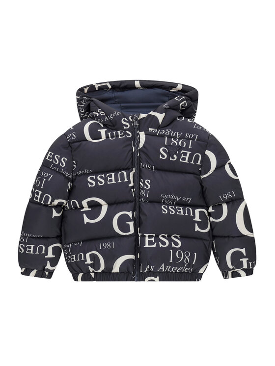 Guess Guess Μπουφάν χειμωνιάτικο H6BL03 W4100 Σκούρο μπλε Regular Fit
