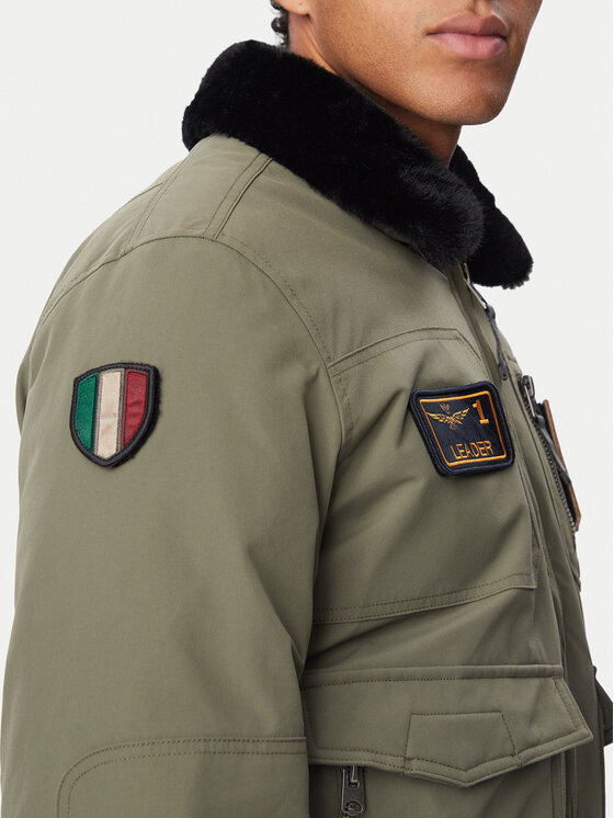 Aeronautica Militare Aeronautica Militare Demisezoninė striukė 262AB3108UCT03151 Chaki Regular Fit