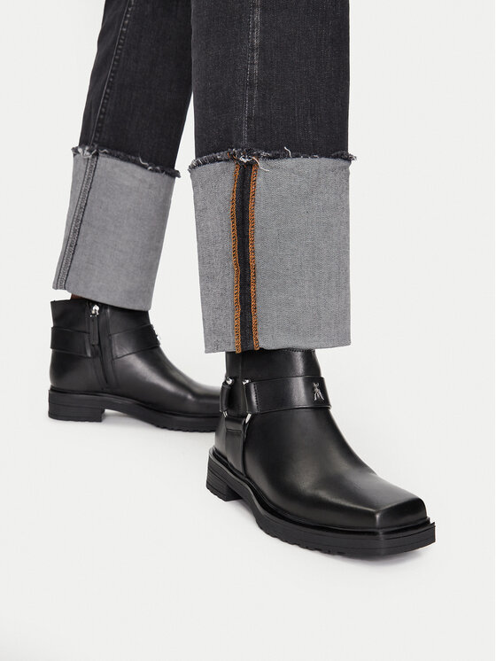 Patrizia Pepe Patrizia Pepe Botki 2Y0032/L078-K103 Czarny