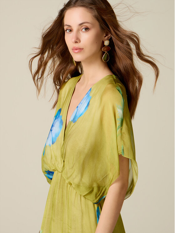 Oltre Oltre Abito da sera 7041J001034N0S5 Verde A-Line Fit