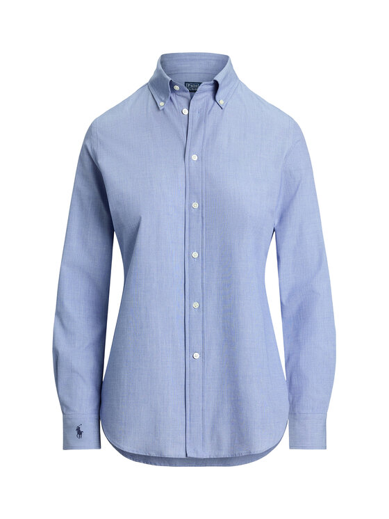 Polo Ralph Lauren Polo Ralph Lauren Marškiniai 211941509004 Žydra Slim Fit