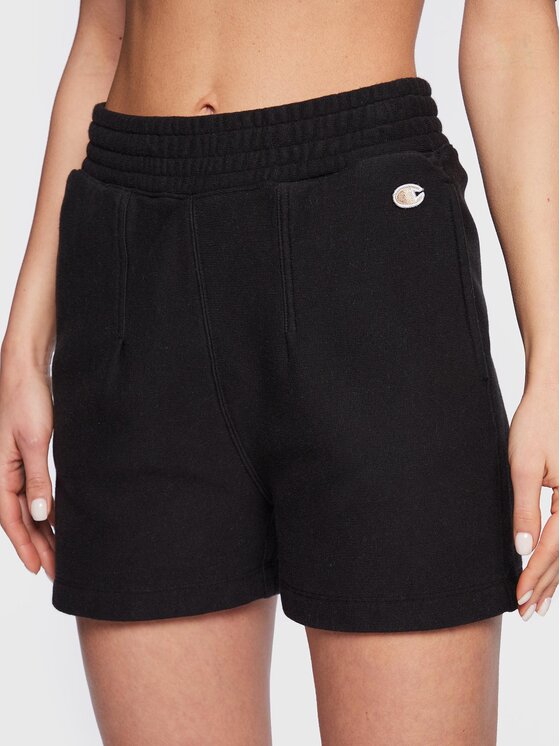 Champion Športové kraťasy 115649 Čierna Regular Fit