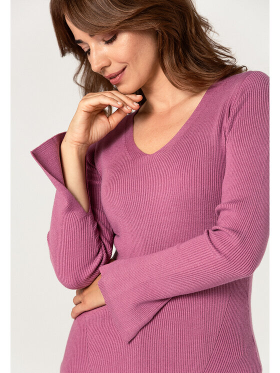 QUIOSQUE QUIOSQUE Sveter 6TR001 Ružová Regular Fit