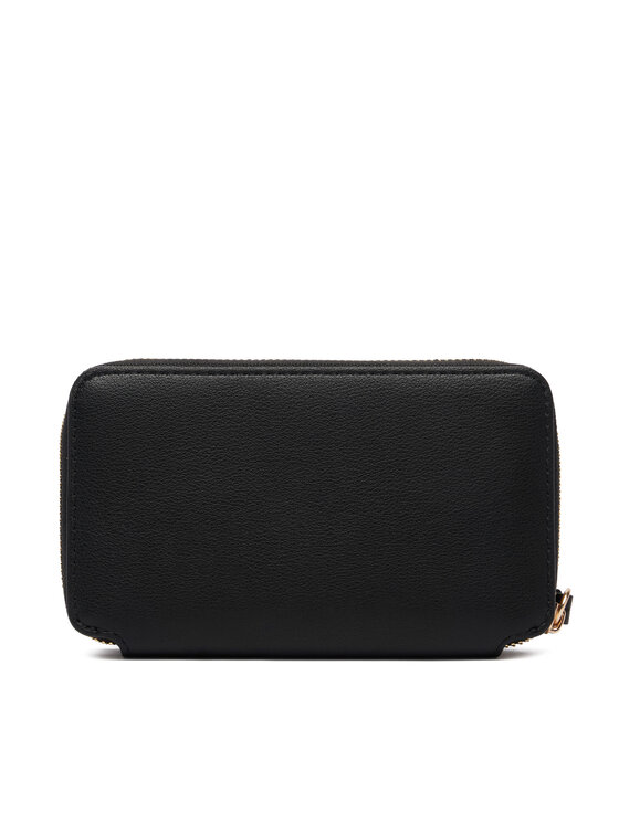 Tommy Hilfiger Tommy Hilfiger Τσάντα Th Logotape Compact Zip Around AW0AW18699 Μαύρο