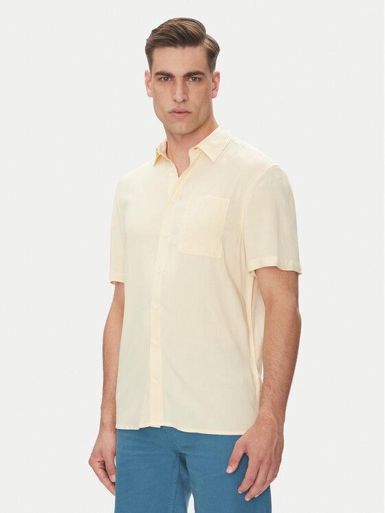 Blend Blend Särk 20716363 Beež Regular Fit