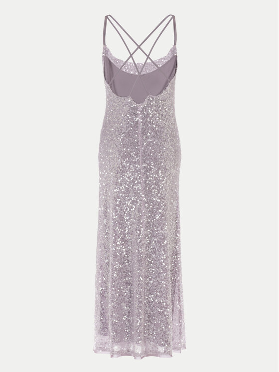 Swing Swing Официална рокля 5AH15800 Виолетов Slim Fit