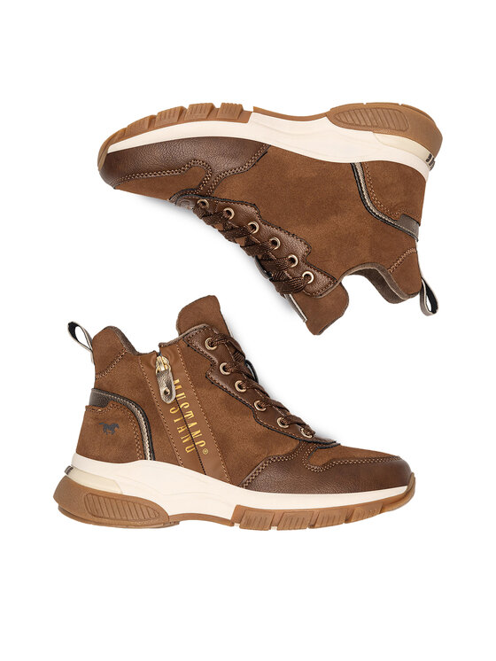 Mustang Mustang Schnürschuhe 1481-501 Braun
