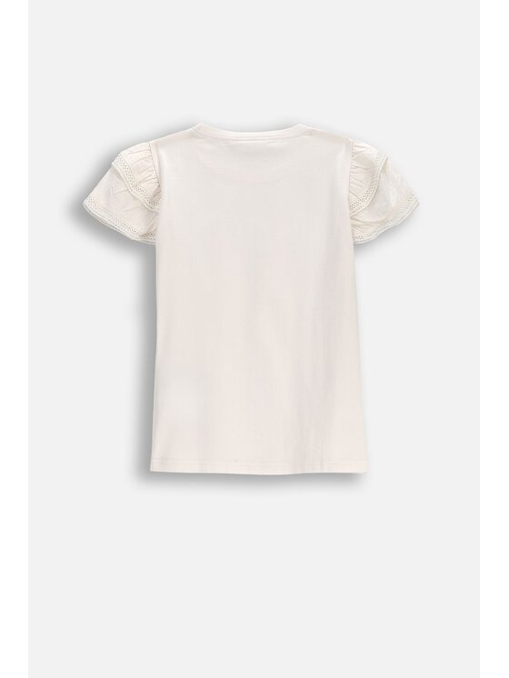 Coccodrillo Coccodrillo T-Shirt WC6143206TGJ-003 Krémová Regular Fit