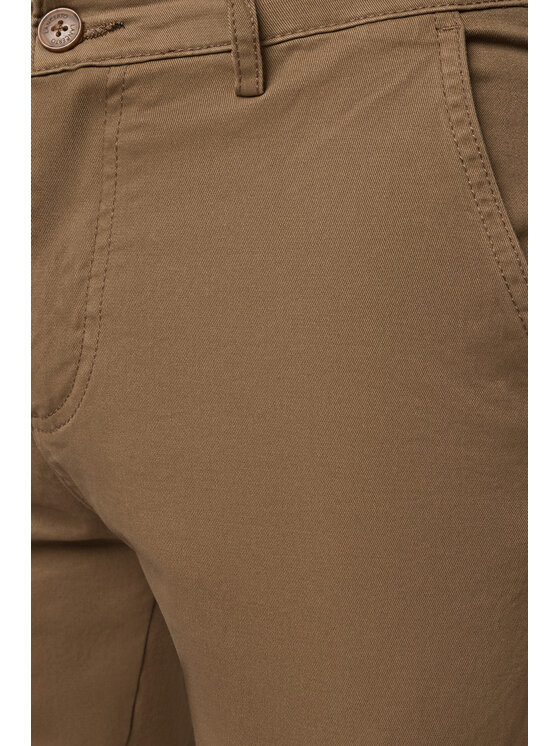 Lancerto Lancerto Chinosy Gareth SP082222000002 Brązowy Slim Fit