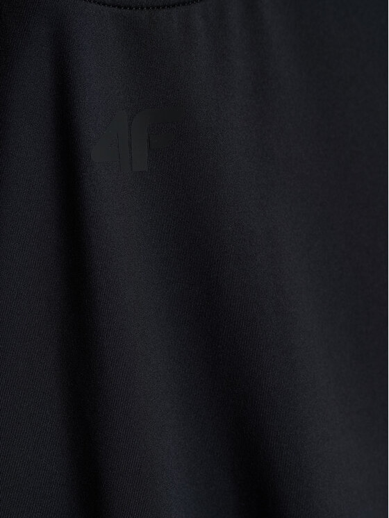 4F 4F Koszulka techniczna BASIC+ Czarny Regular Fit