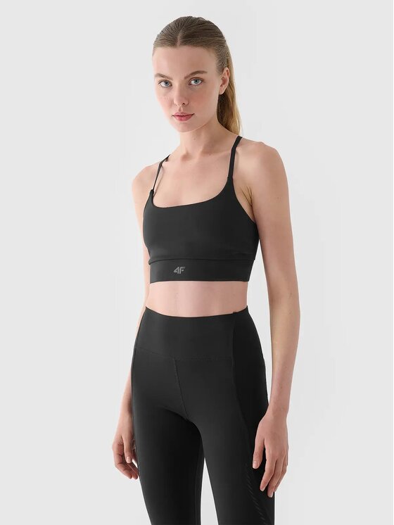4F 4F Reggiseno sportivo 4FWAW24USBAF138-22S Nero