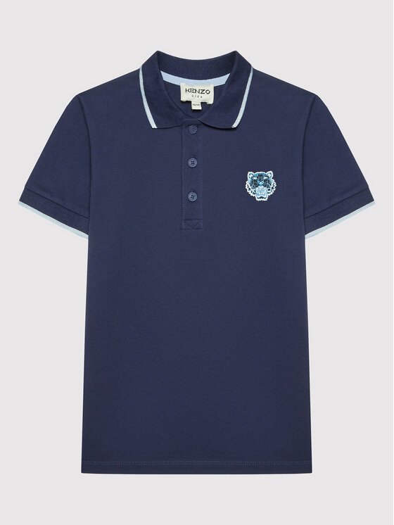 Kenzo Kids Polo K25597 M Σκούρο μπλε Regular Fit