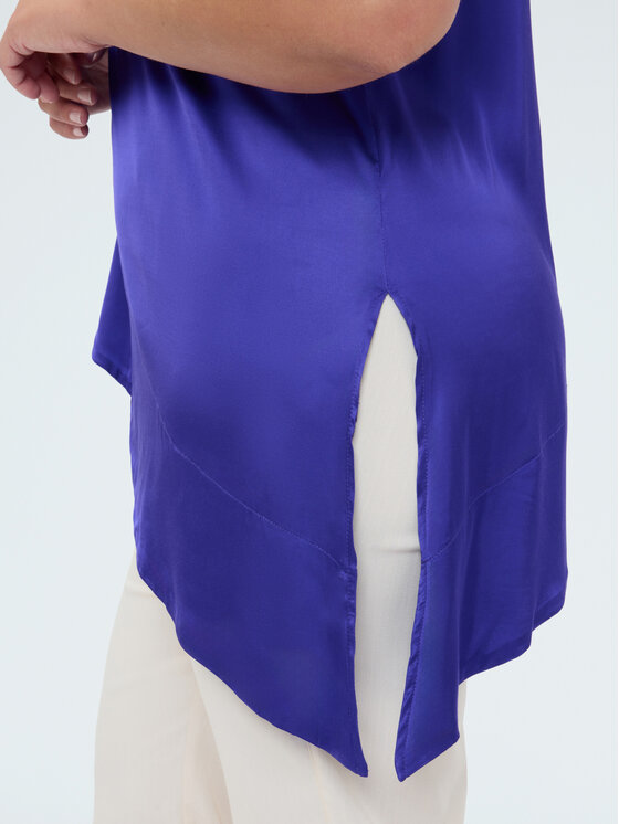 Fiorella Rubino Fiorella Rubino Top D002L000138N029 Fioletowy Regular Fit
