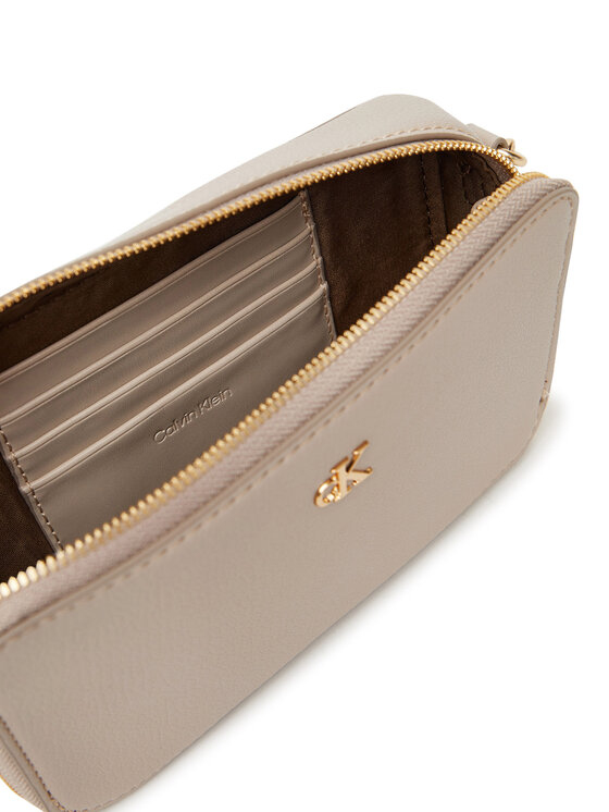 Calvin Klein Calvin Klein Käekott Minimal Mono Camera Bag LV04K1086G Beež