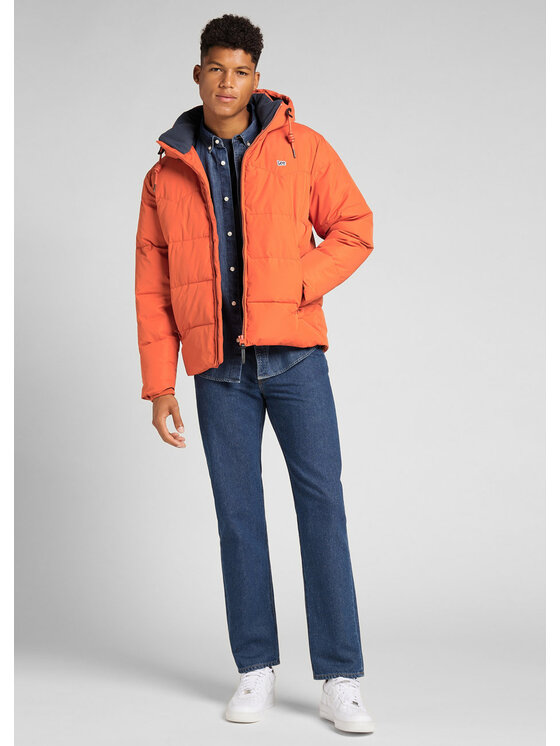 Lee Lee Giubbotto invernale PUFFER JACKET Arancione Regular Fit