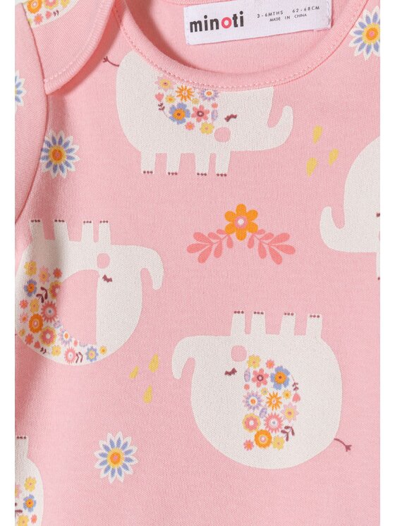 MINOTI MINOTI Body 24babypack33 Różowy Regular Fit