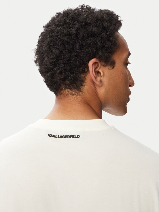 KARL LAGERFELD KARL LAGERFELD T-Shirt 755048 563235 Weiß Regular Fit