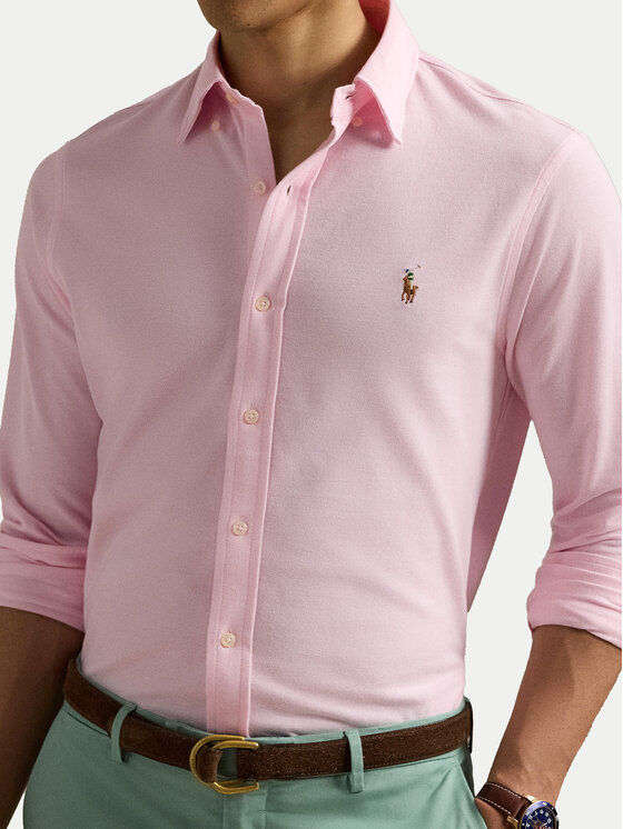 Polo Ralph Lauren Polo Ralph Lauren Πουκάμισο 710932545012 Ροζ Slim Fit