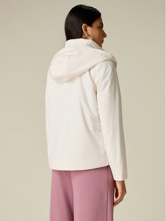 Oltre Oltre Kurtka puchowa F041R001544N021 Biały Over Fit