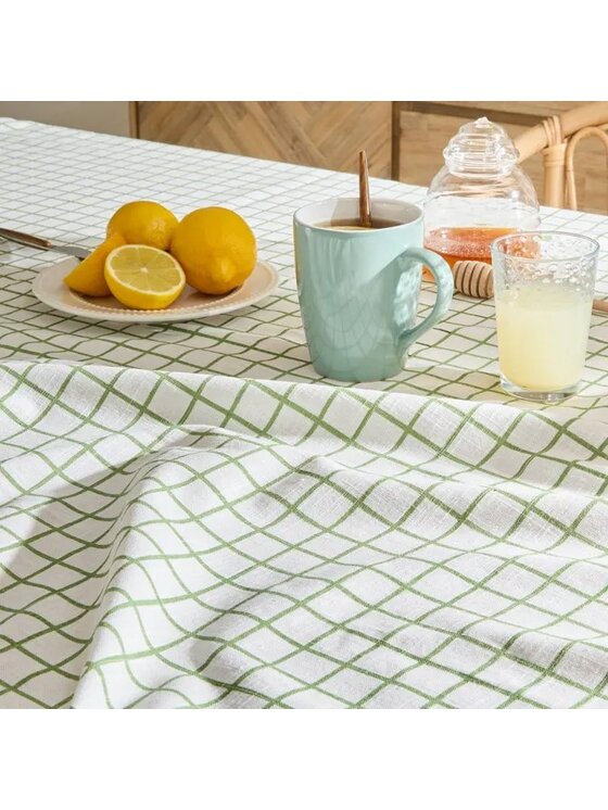 MIAhome MIAhome Obrus bawełniany Garrigue 140x240 cm Biały