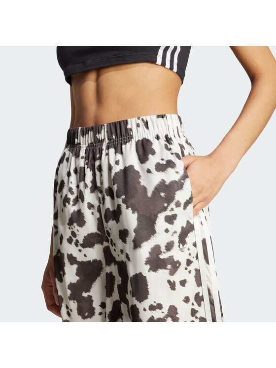 adidas adidas Spodnji del trenirke Satin KA2668 Rjava Wide Leg