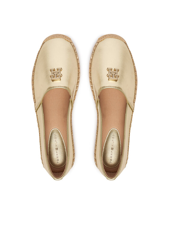 Tommy Hilfiger Tommy Hilfiger Espadrilles Th Logo Gold Espadrille FW0FW09473 Arany