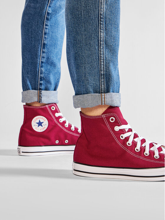 Converse Converse Modne superge All Star Hi Maroon M9613 Bordo rdeča