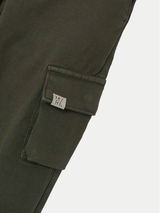 Mayoral Mayoral Riidest püksid 4537 Roheline Regular Fit