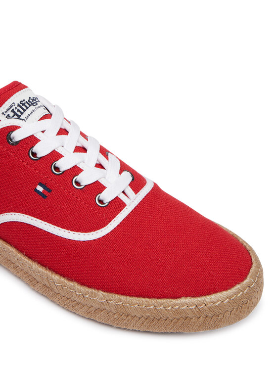 Tommy Hilfiger Tommy Hilfiger Espadrilles Th Hi Vulc Core Jutte Canvas FM0FM05872 Rot