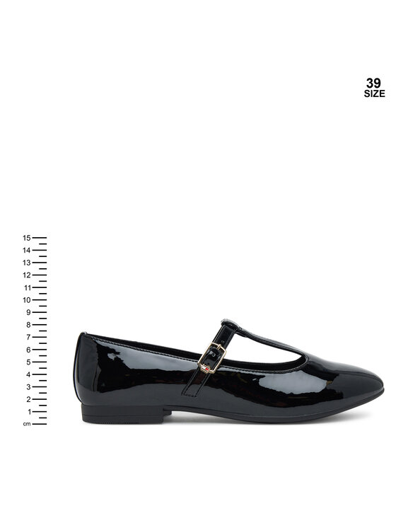 Tommy Hilfiger Tommy Hilfiger Baleríny Ballerina T3A3-34000-0774 D Čierna