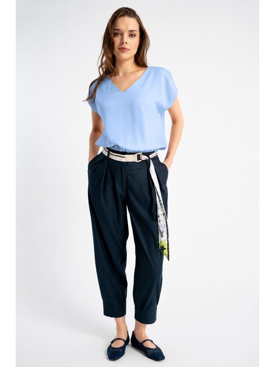 CLICK CLICK Halenka 10-6973 Světle modrá Regular Fit