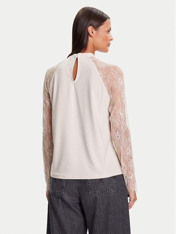 Vero Moda Vero Moda Majica Milla 10334620 Bež Loose Fit