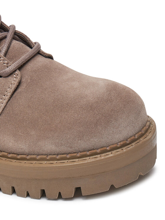 Tommy Jeans Tommy Jeans Μποτάκια Tjw Urban Lace Up Suede EN0EN02630 Καφέ
